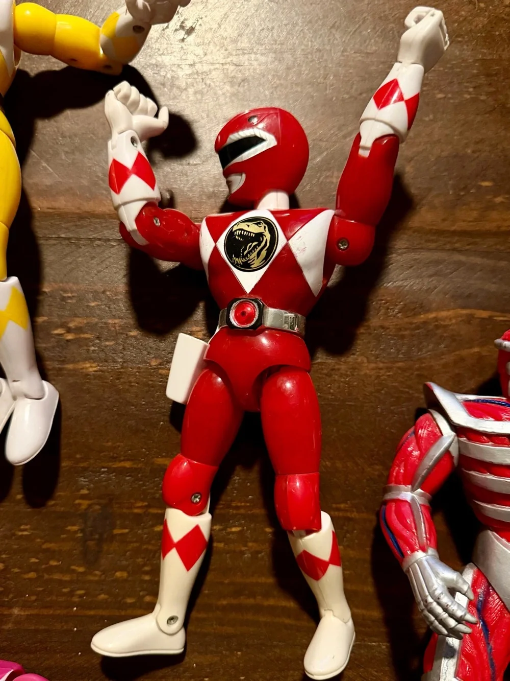 Vintage Collection of (8) 1990s Bandai Original Mighty Morphin Power Rangers